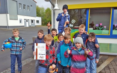 2. Platz für Fußball – AG beim VG-Turnier
