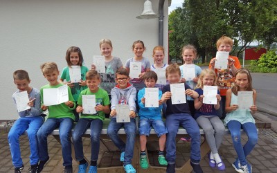 Sportliche Kids bei den Bundesjugendspielen