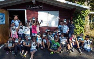 Erfolgreiche Fahrradprüfung der Viertklässler